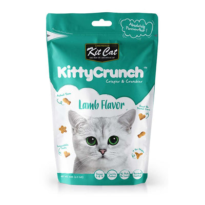 [As Low As $2.80 Each] Kit Cat Kitty Crunch Lamb Flavoured Cat Treats 60g