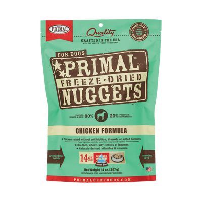 [As Low As $53 Each] Primal Freeze Dried Chicken Dog Food 14oz