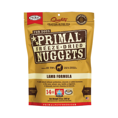 [As Low As $58 Each] Primal Freeze Dried Lamb Dog Food 14oz