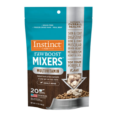 Instinct Freeze Dried Raw Boost Mixers Grain-Free Multivitamin Dog Food Topper 5.5oz
