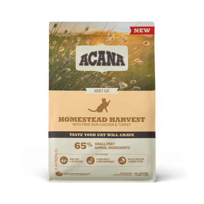 [Year End Sale: 66% OFF] ACANA Classics Homestead Harvest Dry Cat Food 1.8kg