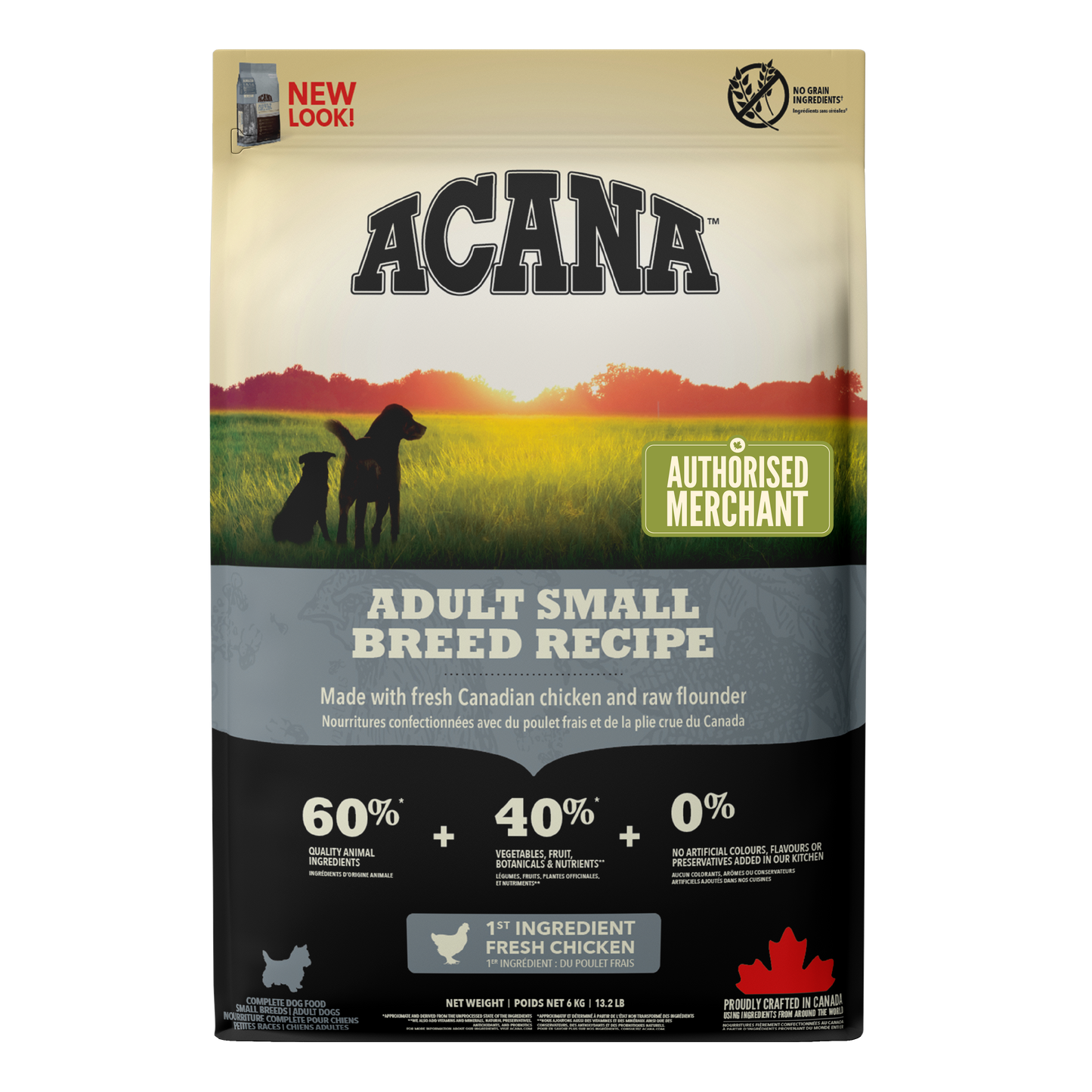 [EXTRA 10% OFF] ACANA Heritage Adult Small Breed Dry Dog Food (2 Sizes)