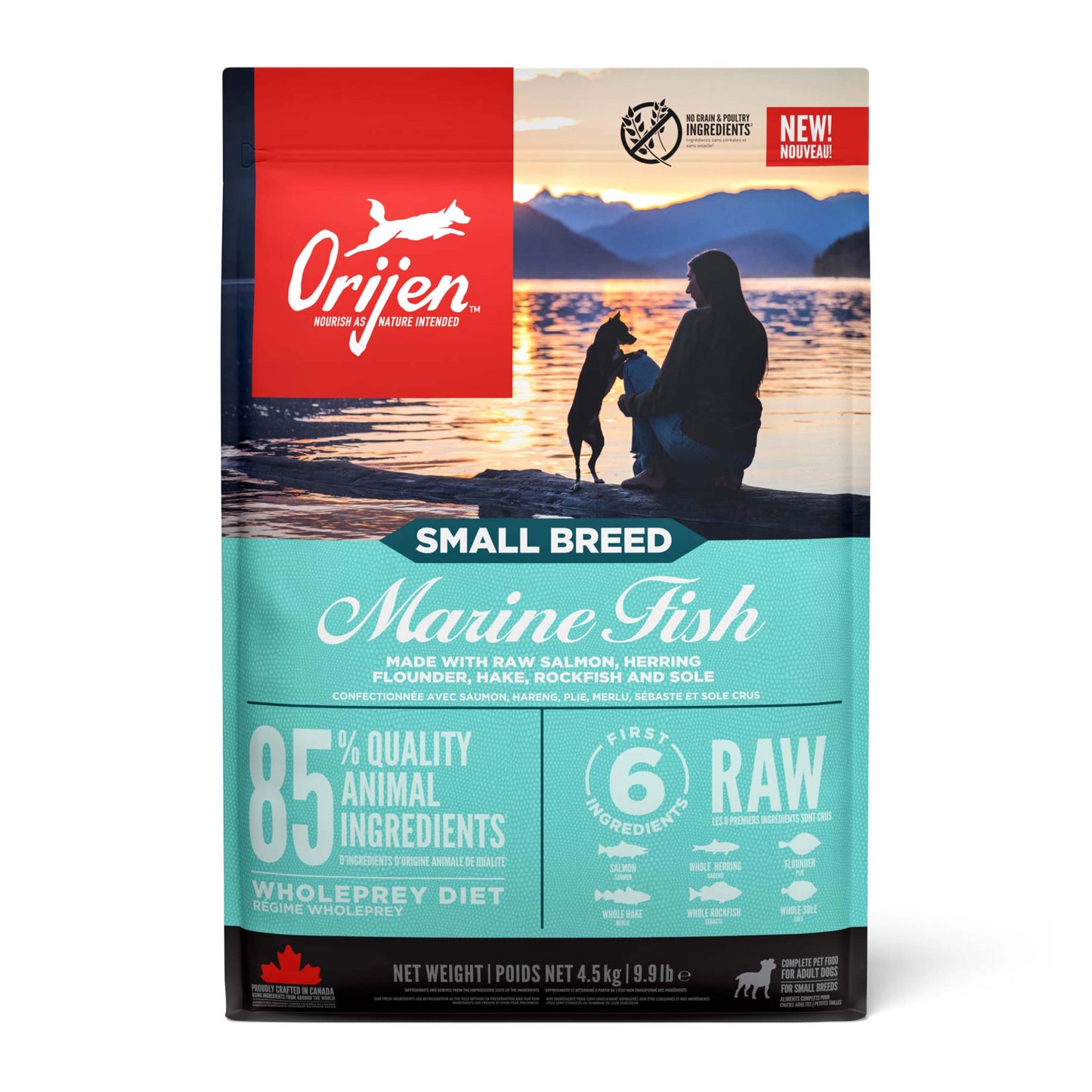 ORIJEN Small Breed Marine Fish Dry Dog Food (2 Sizes)