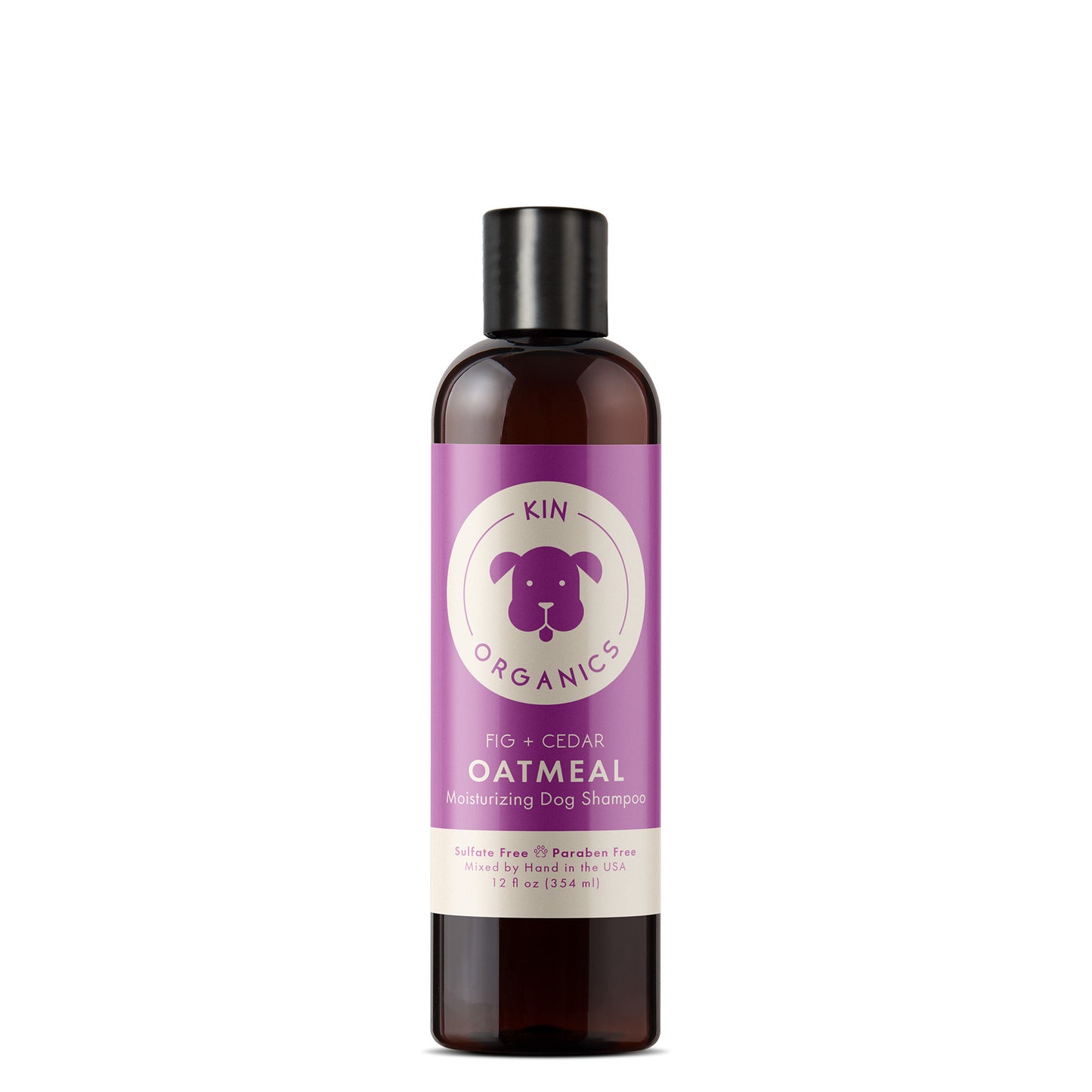 Kin+Kind KIN ORGANICS Oatmeal Dog Shampoo (Fig+Cedar) 12oz