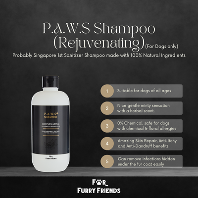 [Bundle Deal] For Furry Friends P.A.W.S Rejuvenating Shampoo 500ml