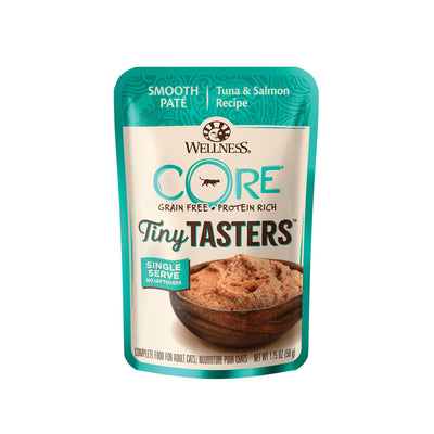 Wellness CORE Tiny Tasters Grain-Free Pate Tuna & Salmon Wet Cat Food 1.75oz