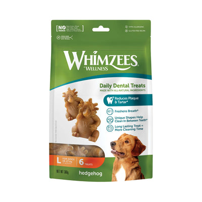 [As Low As $19 Each] WHIMZEES Hedgehog Value Bag Dog Dental Chew