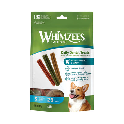 [As Low As $19 Each] WHIMZEES Stix Value Bag Dog Dental Chew (3 Sizes)