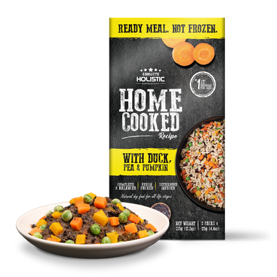 [Bundle Deal] Absolute Holistic Home Cooked Recipe Duck, Peas & Pumpkin Wet Dog Food (2 Sizes)