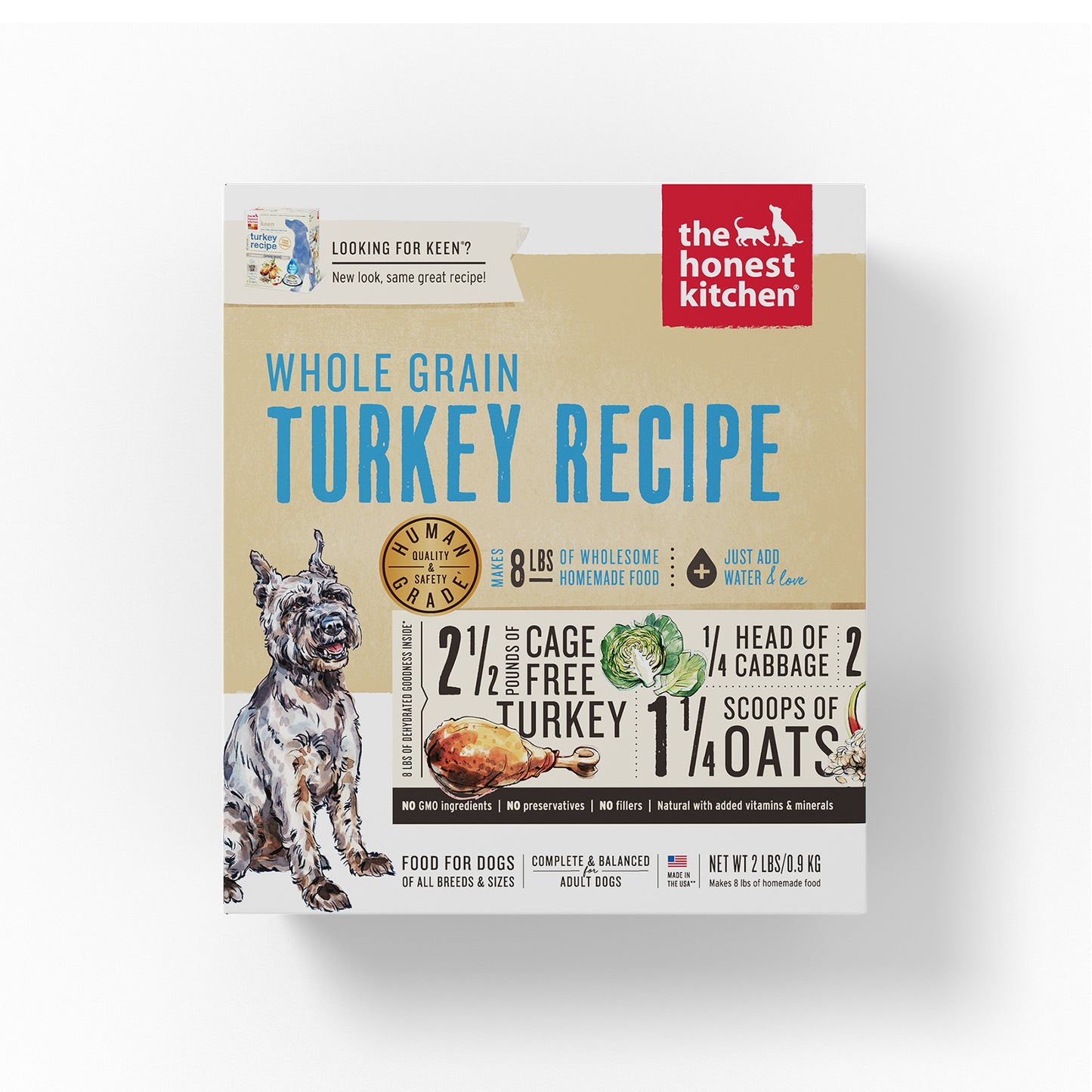 The Honest Kitchen Dehydrated Whole Grain Turkey Dog Food (2 sizes)