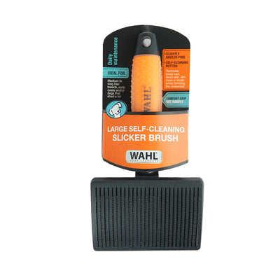 Wahl Grooming Tools Self-Cleaning Slicker Brush for Dogs (Small / Large)