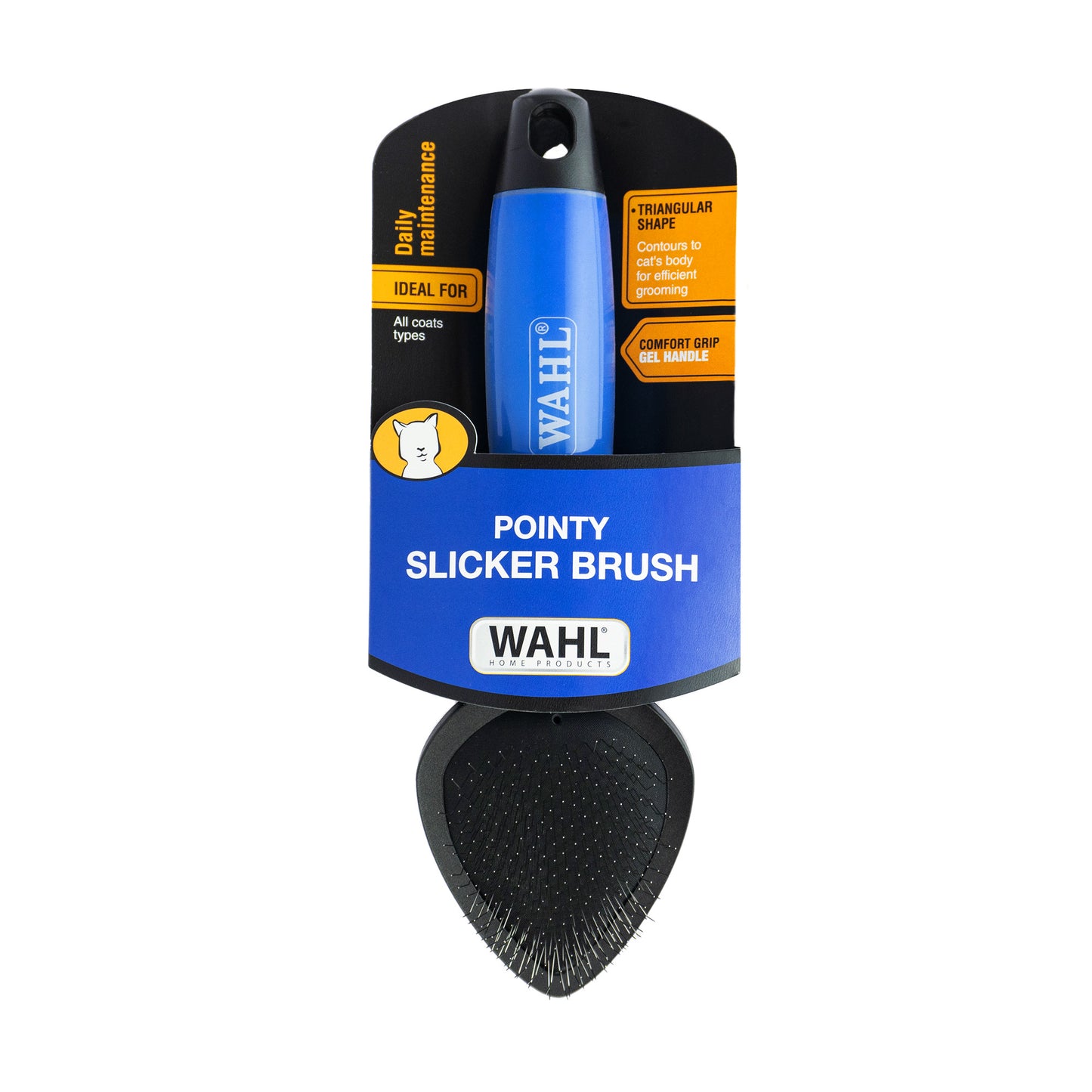 Wahl Grooming Tools Pointed Slicker Brush for Cats