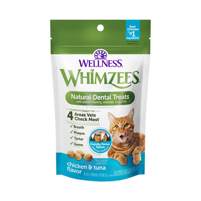 WHIMZEES Cat Dental Treats - Chicken & Tuna (2oz/4.5oz)