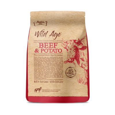 Absolute Bites Wild Age Beef & Potato Dog Dry Food (2 Sizes)
