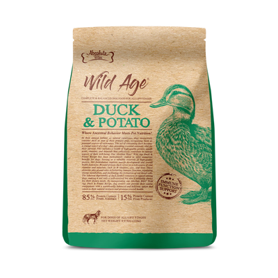 Absolute Bites Wild Age Duck & Potato Dog Dry Food (2 Sizes)