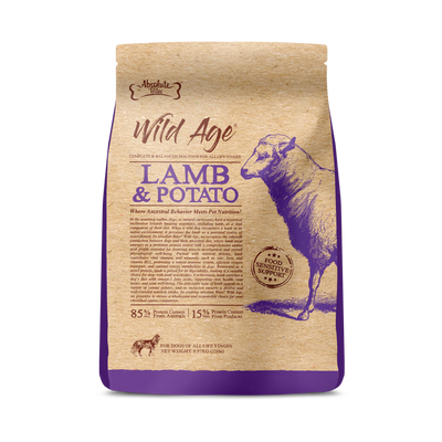 Absolute Bites Wild Age Lamb & Potato Dog Dry Food (2 Sizes)
