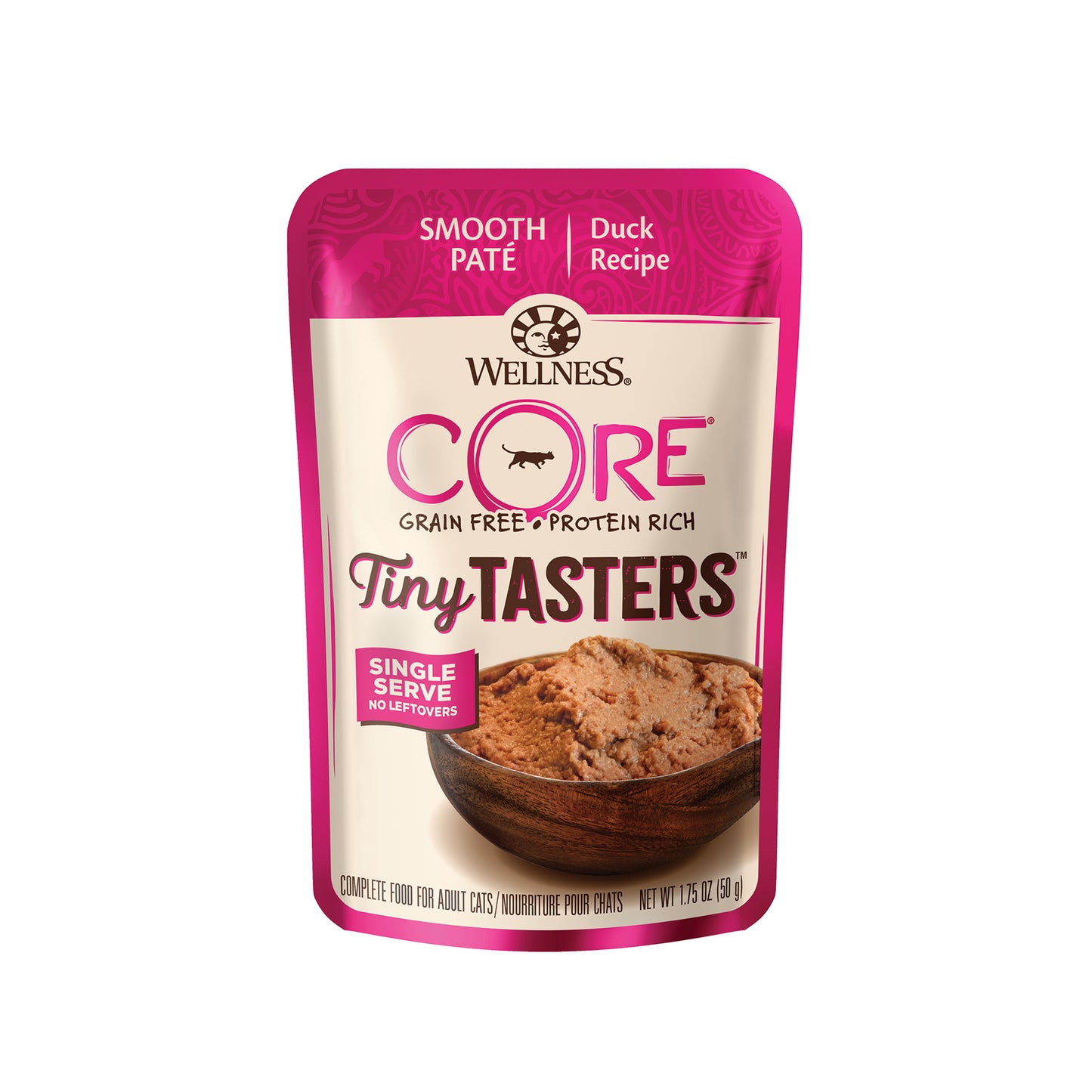 Wellness CORE Tiny Tasters Grain-Free Pate Duck Wet Cat Food 1.75oz