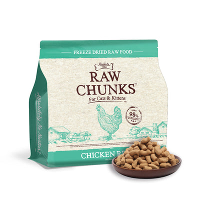 Absolute Bites Raw Chunks Freeze Dried Raw Chicken Cat Food (2 sizes)