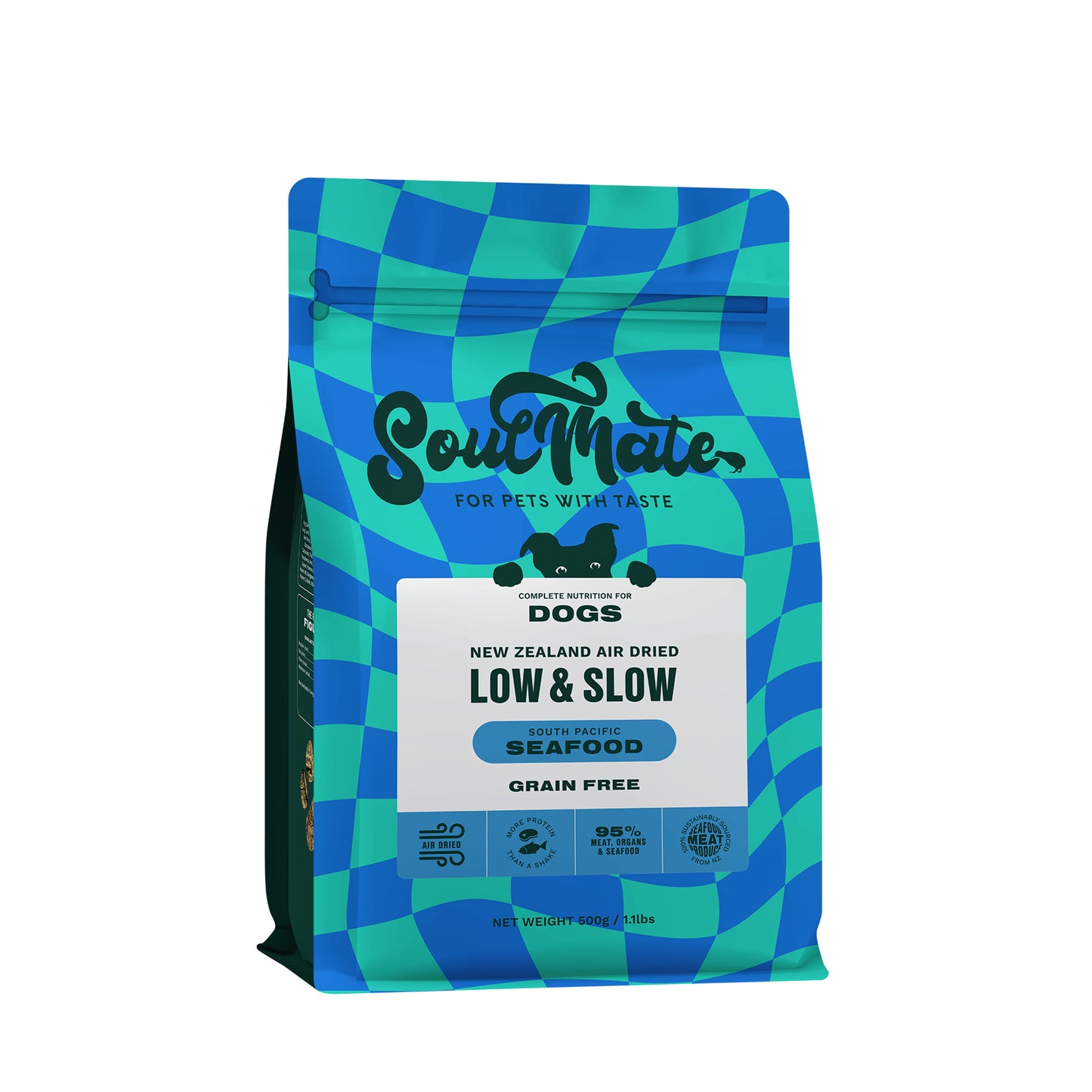 SoulMate Low & Slow South Pacific Seafood Air Dried Grain-Free Dog Food (2 sizes)