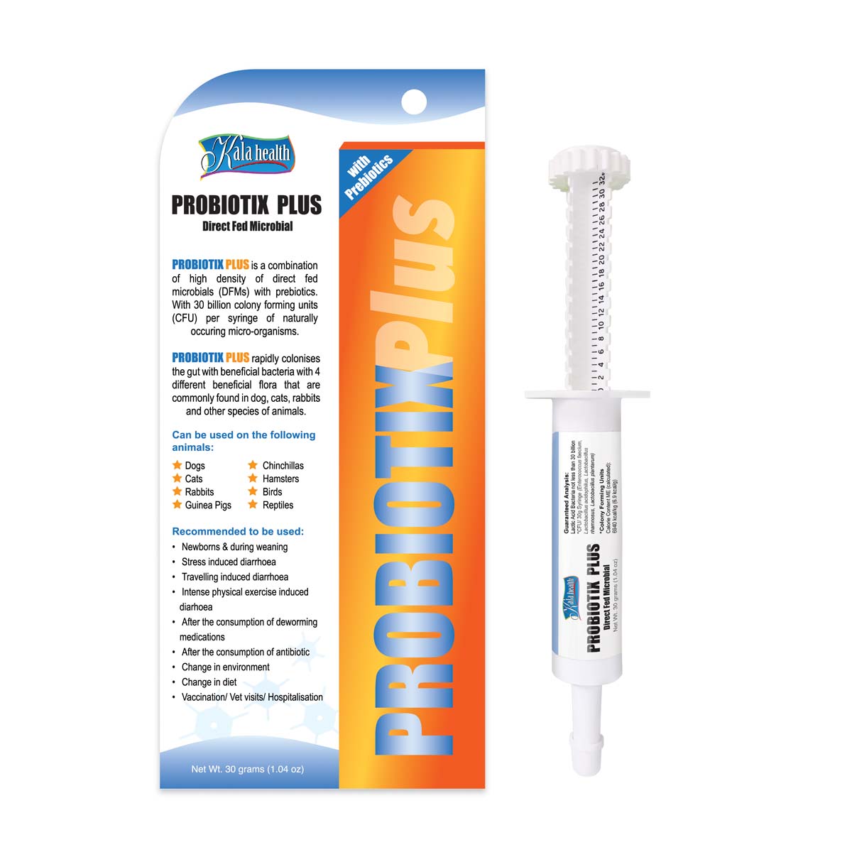 [2 for 5% Off] Kala Health PROBIOTIX® PLUS Probiotics Pet Supplement for Cats & Dogs (2 sizes)