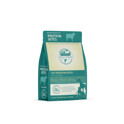 Steve's Real Food Probiotics Protein Bites Lamb Freeze Dried Treats for Cats and Dogs 4oz