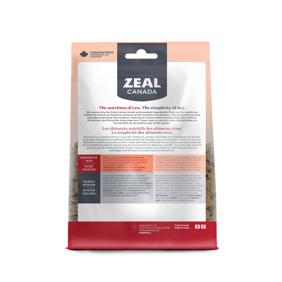 Zeal Canada Gently Air Dried Beef Recipe Dry Dog Food 454g
