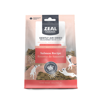 Zeal Canada Gently Air Dried Salmon Recipe Dry Dog Food 454g