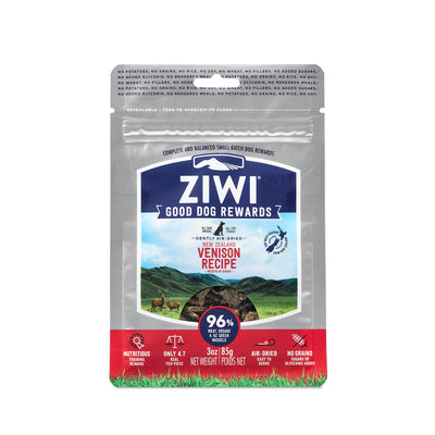 Ziwi Peak Good Dog Rewards Air Dried Grain-Free Venison Dog Food 85g