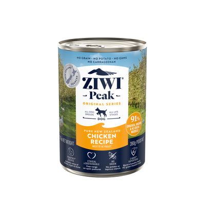 Ziwi Peak Originals Grain-Free Chicken Canned Dog Food 390g