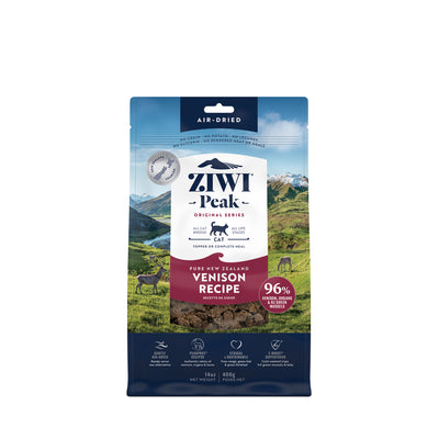 Ziwi Peak Originals Gently Air-Dried Grain-Free Venison Cat Food 400g