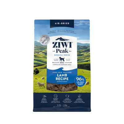 Ziwi Peak Originals Gently Air-Dried Grain-Free Lamb Dog Food (4 sizes)