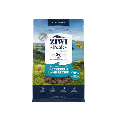 Ziwi Peak Originals Gently Air-Dried Grain-Free Mackerel & Lamb Dog Food (4 sizes)