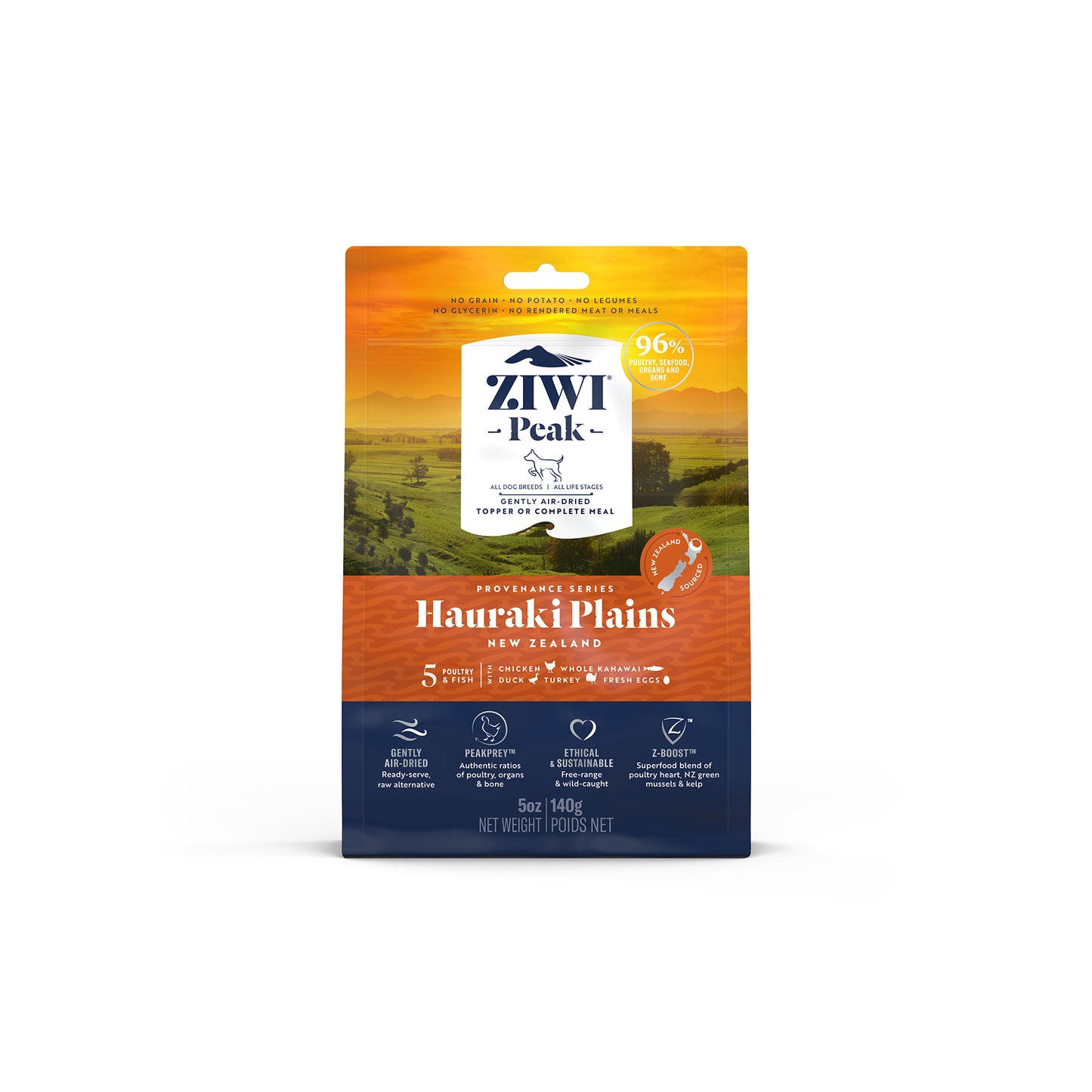 Ziwi Peak Provenance Gently Air-Dried Grain-Free Hauraki Plains Dog Food (3 sizes)