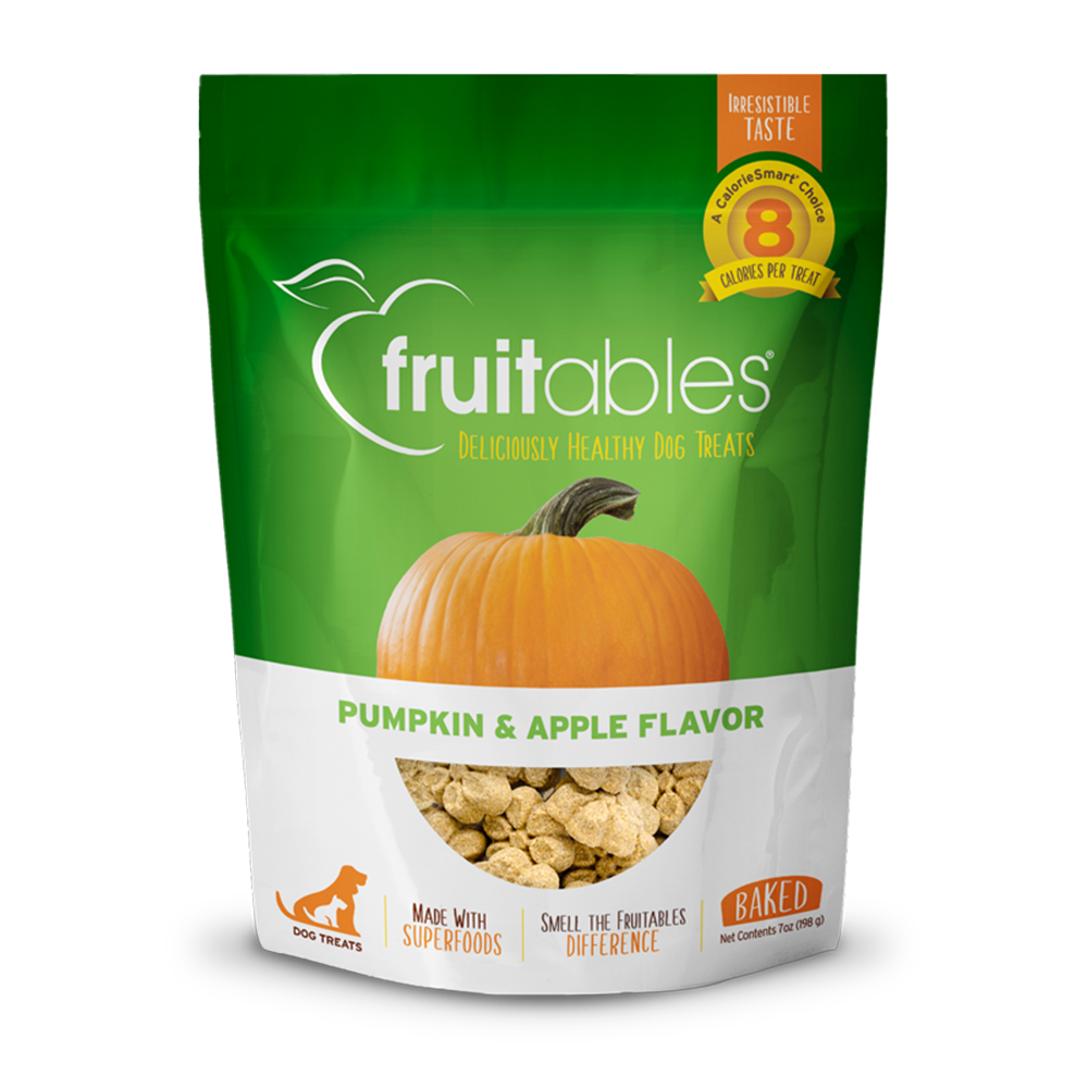 Fruitables Pumpkin & Apple Dog Treat 7oz