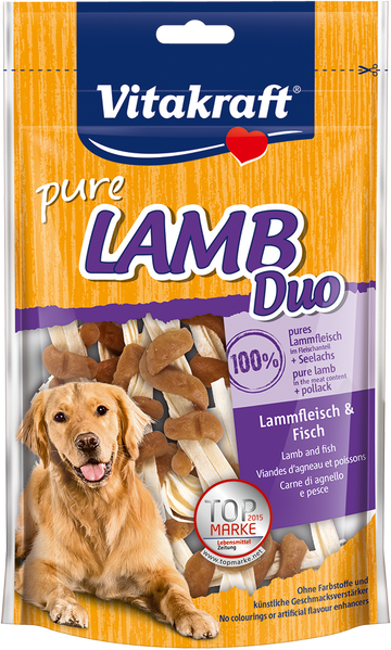 Vitakraft Pure Lamb Duo w Fish Dog Treats 80g