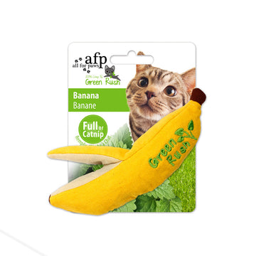 AFP Green Rush Banana Cat Toy