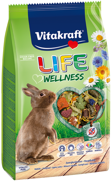 Vitakraft Life Wellness Rabbit Food 600g