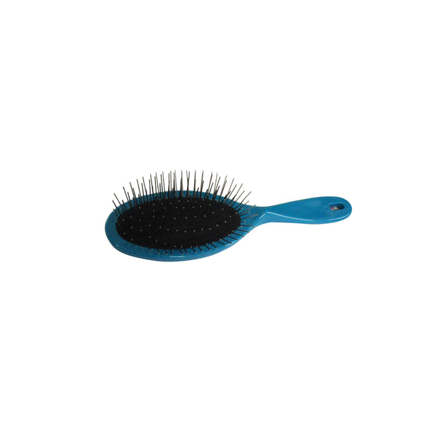 #1 ALL SYSTEMS Teal Coloured Black Pad Pin Brush for Dogs and Cats