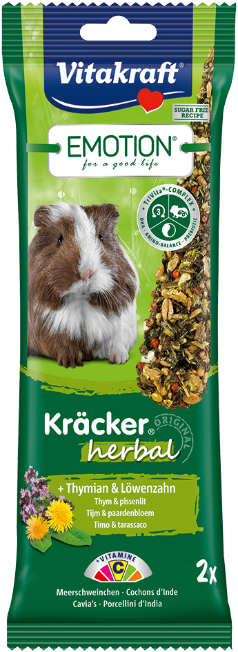 Vitakraft Emotion Kracker Guinea Pig Treats 2pcs (2 Flavours)
