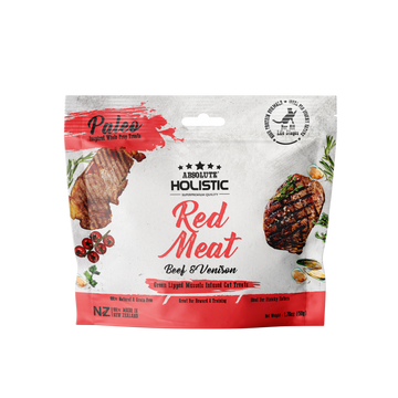 Absolute Holistic Air Dried Beef & Venison Cat Treats 50g