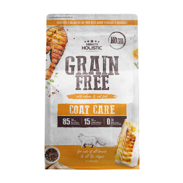 Absolute Holistic Grain Free Dry Cat Food - Coat Care (2 Sizes)