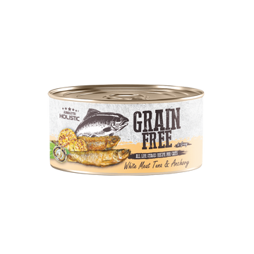 Absolute Holistic Grain Free Wet Cat Food (White Meat Tuna & Anchovy) 80g