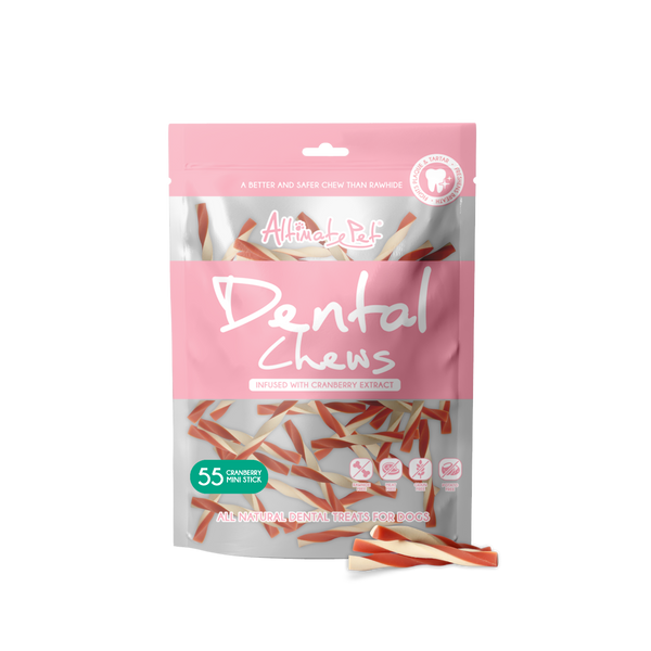 Altimate Pet Dental Chew Cranberry Mini Stick for Dogs 150g (55pcs)