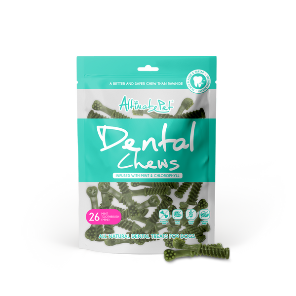 Altimate Pet Dental Chew Mint Mini Toothbrush for Dogs 150g (26pcs)