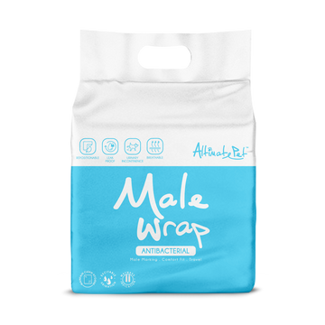 Altimate Pet Antibacterial Disposable Male Wraps (5 Sizes)