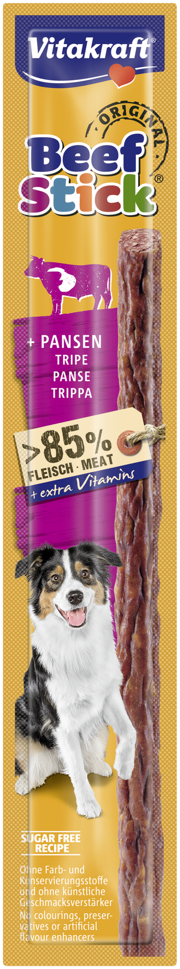 Vitakraft Beef Stick Tripe Dog Treats 1pc