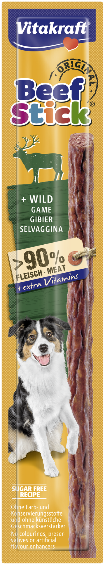 Vitakraft Beef Stick Venison Dog Treats 1pc