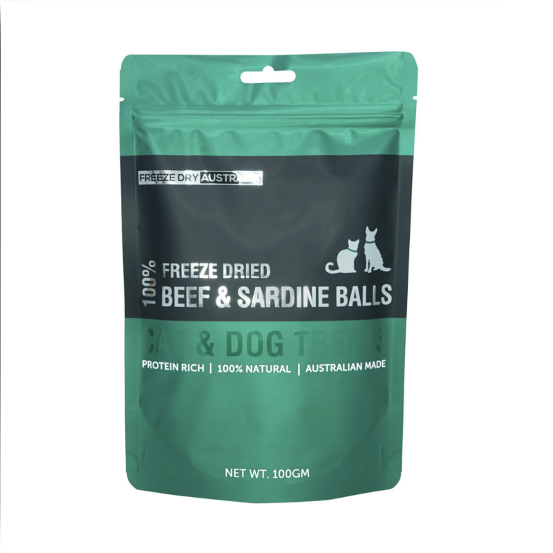 Freeze Dry Australia Freeze Dried Beef & Sardine Balls Cat and Dog Treats 100g