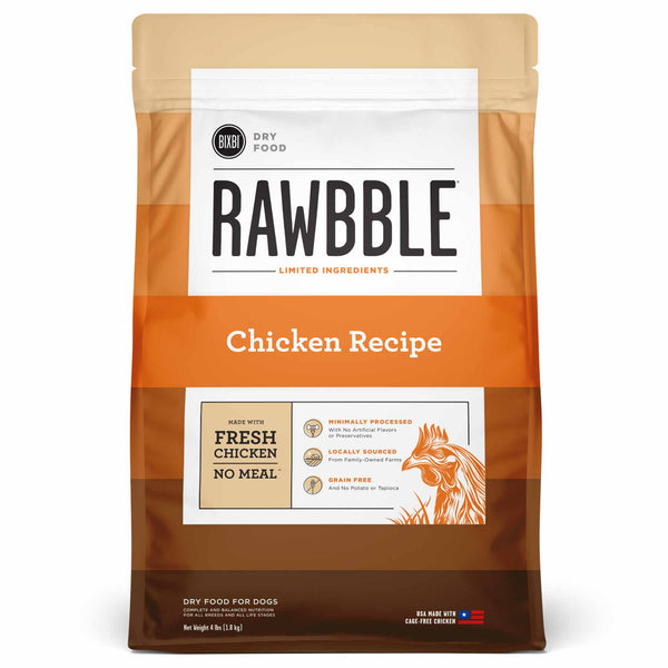 BIXBI Rawbble Chicken Limited Ingredient Grain-Free Dry Dog Food