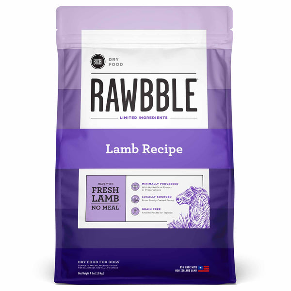 BIXBI Rawbble Lamb Limited Ingredient Grain-Free Dry Dog Food
